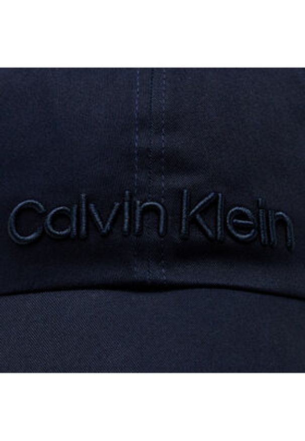 Calvin Klein Czapka z daszkiem Embroidery K50K505737 Granatowy. Kolor: niebieski. Materiał: bawełna