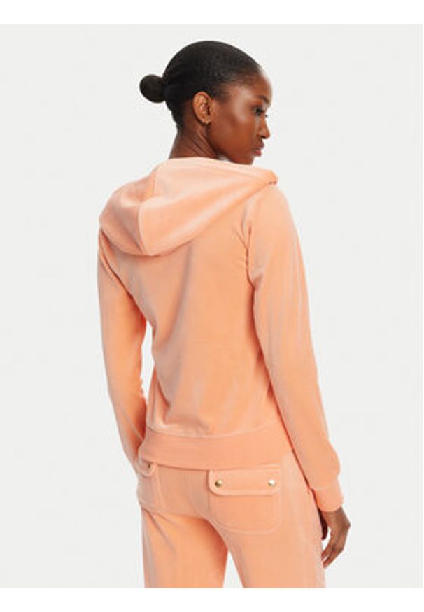 Juicy Couture Bluza Robertson JCAP176 Pomarańczowy Slim Fit. Kolor: pomarańczowy. Materiał: syntetyk