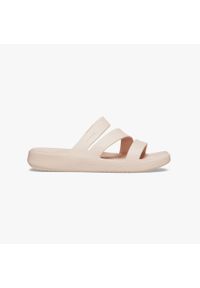 Klapki damskie do chodzenia Crocs GETAWAY STRAPPY. Kolor: różowy, pomarańczowy, wielokolorowy. Styl: sportowy