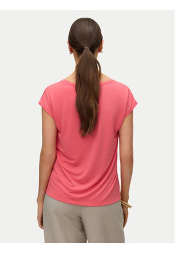 Vero Moda T-Shirt Filli 10247666 Różowy Relaxed Fit. Kolor: różowy. Materiał: syntetyk
