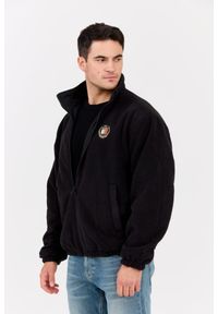 Tommy Jeans - TOMMY JEANS Czarny dwustronny męski bomber z polarem, Rozmiar XXL. Kolor: czarny. Materiał: polar. Wzór: jednolity #10