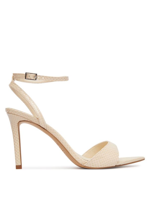 Aldo Sandały Leandra 14298903 Kremowy. Kolor: kremowy. Materiał: skóra