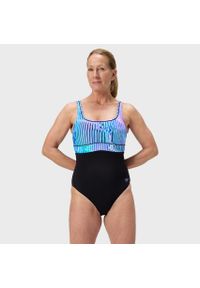 Strój kąpielowy jednoczęściowy damski na basen Speedo Eclipse. Kolor: wielokolorowy, niebieski #2