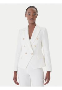 Rinascimento Marynarka CFC0128639003 Biały Regular Fit. Kolor: biały. Materiał: syntetyk #1