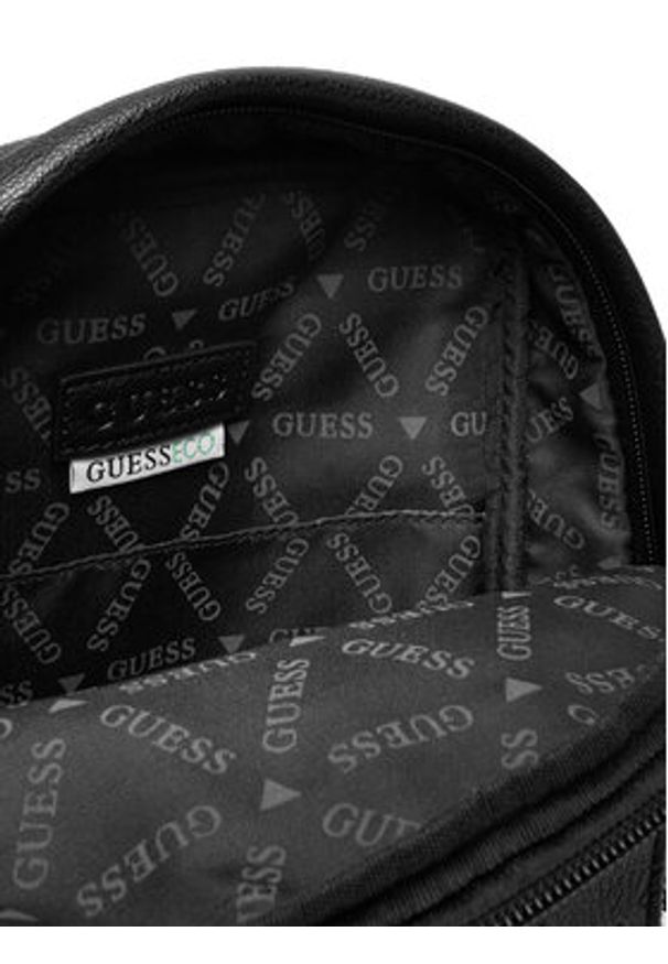 Guess Saszetka HMBOMG P5426 Czarny. Kolor: czarny. Materiał: skóra
