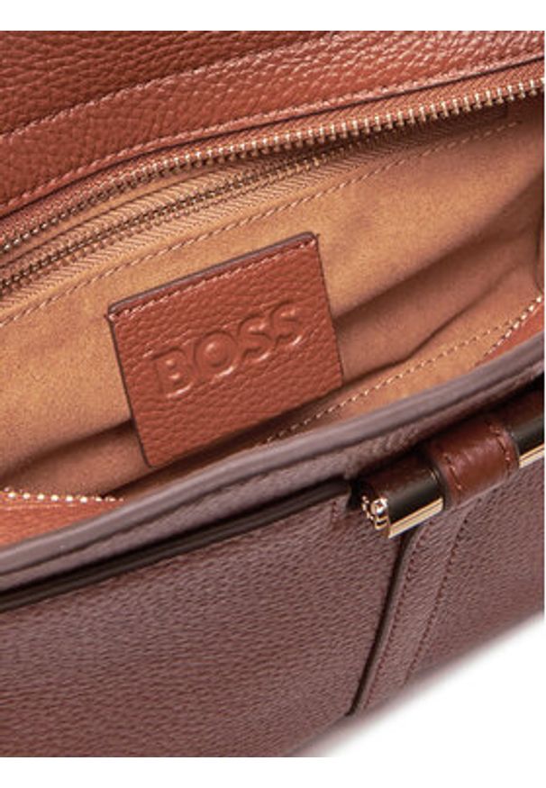 BOSS Torebka Lidney 50542067 Brązowy. Kolor: brązowy. Materiał: skórzane