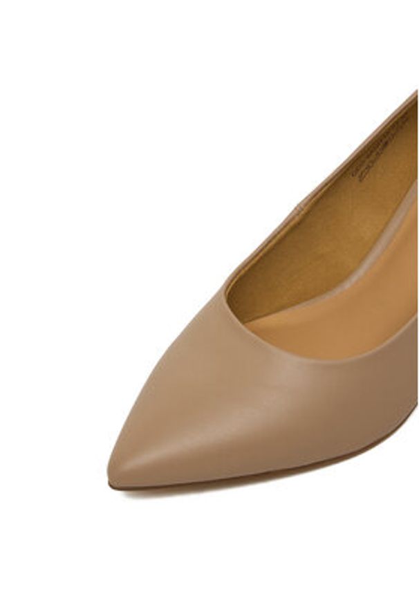 Lasocki Czółenka CEO-SAGITTA-01 Beżowy. Kolor: beżowy. Materiał: skóra