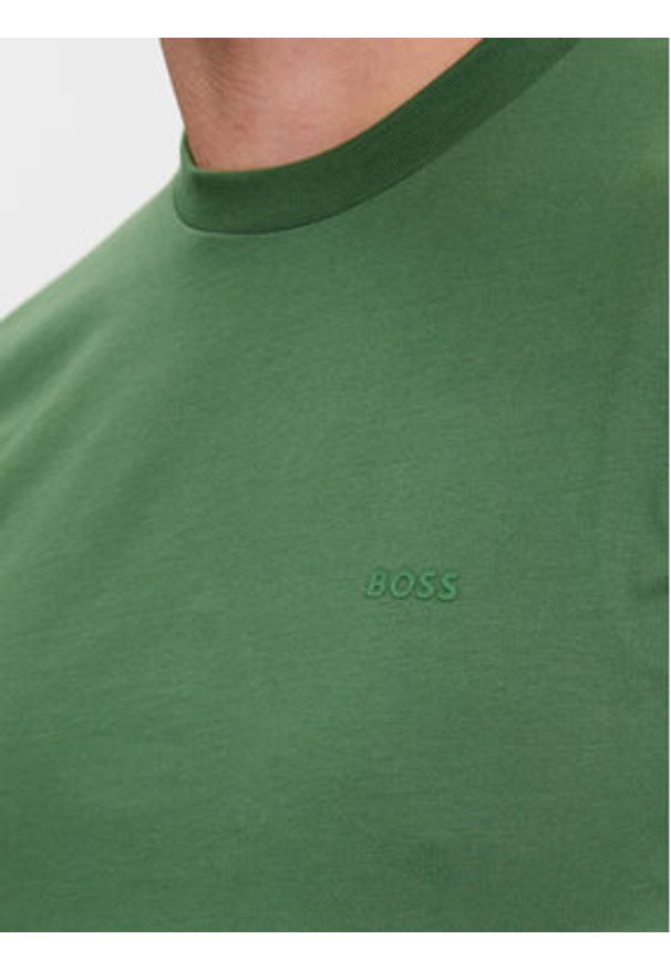 BOSS - Boss T-Shirt Thompson 01 50468347 Zielony Regular Fit. Kolor: zielony. Materiał: bawełna