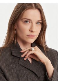 TwinSet - TWINSET Pierścionek Anello 252TA413A Złoty. Materiał: metalowe. Kolor: złoty #4
