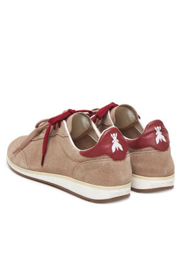 Patrizia Pepe Sneakersy 2Z0054/L055-FG47 Beżowy. Kolor: beżowy. Materiał: zamsz, skóra