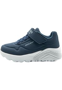 skechers - Buty Skechers Uno Lite, Dzieci. Kolor: niebieski. Materiał: skóra ekologiczna, materiał