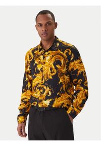 Versace Jeans Couture Koszula 80GAL2R0 NS757 Czarny Regular Fit. Kolor: czarny. Materiał: wiskoza #1