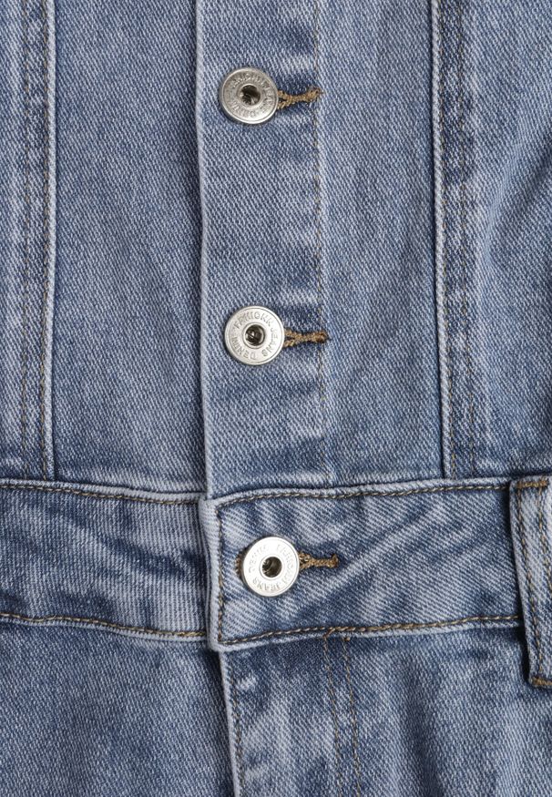 Born2be - Niebieski Jeansowy Kombinezon z Bawełny na Ramiączkach z Prostymi Nogawkami Laelliana. Kolor: niebieski. Materiał: jeans, bawełna. Długość rękawa: na ramiączkach. Sezon: lato