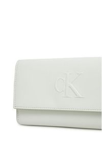 Calvin Klein Jeans Torebka LV04K1006G Biały. Kolor: biały. Materiał: skórzane #3