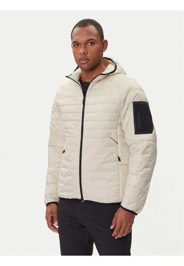 BOSS Kurtka przejściowa Ow Urbanex JT HD 50549181 Beżowy Regular Fit. Kolor: beżowy. Materiał: syntetyk