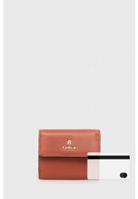 Furla portfel skórzany damski kolor czerwony. Kolor: czerwony. Materiał: skóra #2