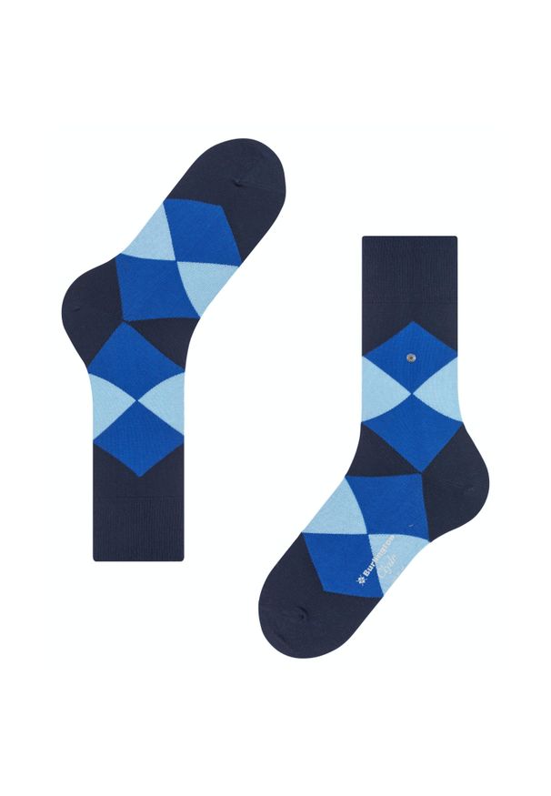 Skarpetki Burlington Clyde. Kolor: niebieski. Materiał: bawełna