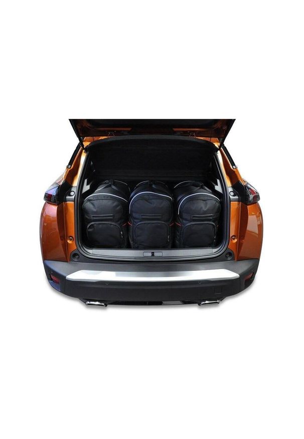 KJUST - Torby Do Bagażnika Peugeot 2008 2019+ 3Szt Kjust. Kolor: czarny. Styl: sportowy