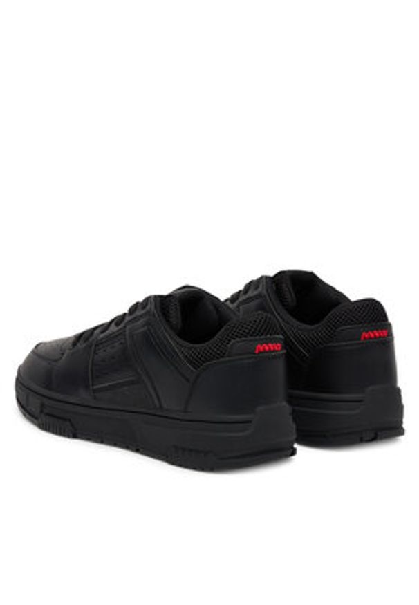 Hugo - HUGO Sneakersy Yarrow 50548531 Czarny. Kolor: czarny. Materiał: skóra