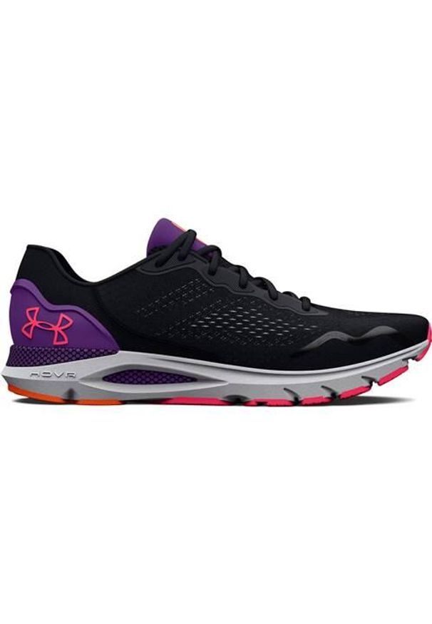 Buty do Biegania Damskie Under Armour HOVR Sonic 6. Kolor: wielokolorowy, czarny, fioletowy. Materiał: guma, materiał, syntetyk