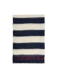 Lauren Ralph Lauren - LAUREN RALPH LAUREN Szal 454966221001 Granatowy. Kolor: niebieski. Materiał: materiał