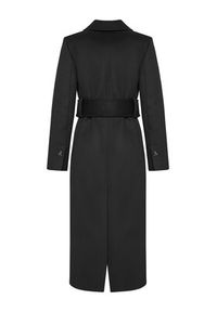 Patrizia Pepe Płaszcz wełniany 2O0195 A171 Czarny Regular Fit. Kolor: czarny. Materiał: wełna