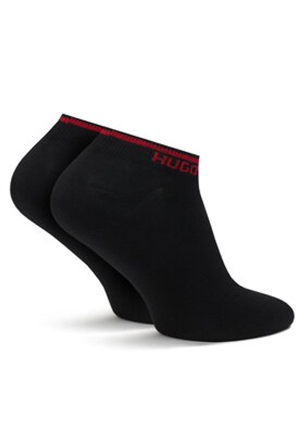 Hugo - HUGO Skarpety krótkie 50544506 Czarny. Kolor: czarny. Materiał: bawełna