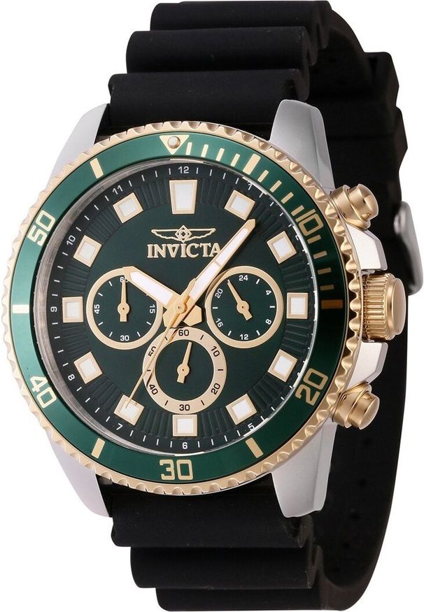 Zegarek Invicta Zegarek marki Invicta model 4612 kolor Czarny. Akcesoria męski. Sezon: Cały rok NoSize. Kolor: czarny