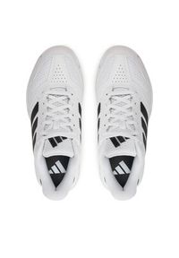 Adidas - adidas Buty halowe Ligra 8 Indoor Shoes IH8118 Biały. Kolor: biały. Materiał: materiał #2