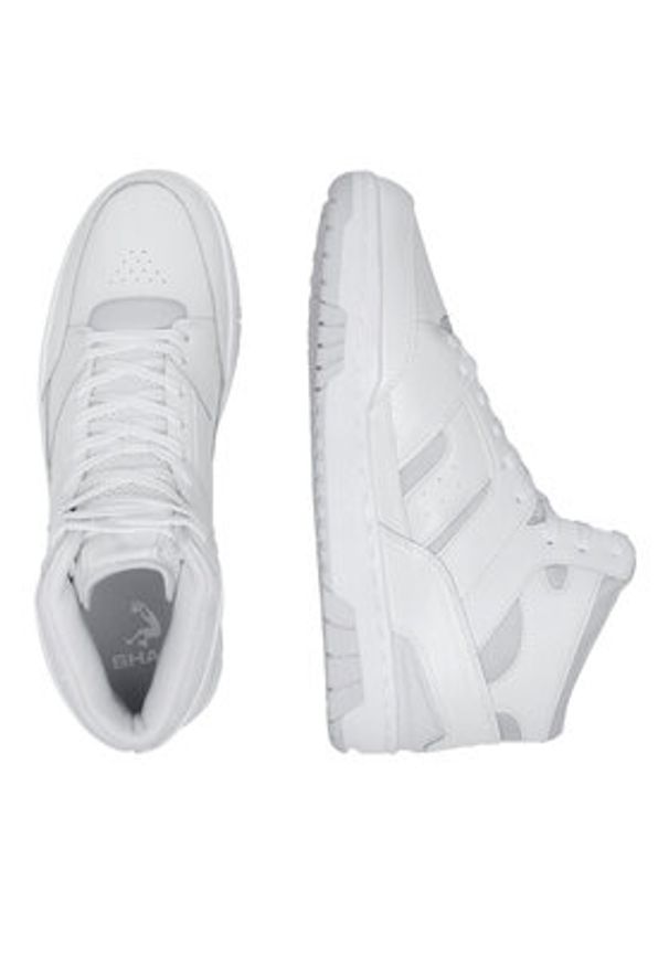 Shaq - SHAQ Buty do koszykówki BREAKER MID AQ95013M-WS Biały. Kolor: biały. Materiał: skóra. Sport: koszykówka