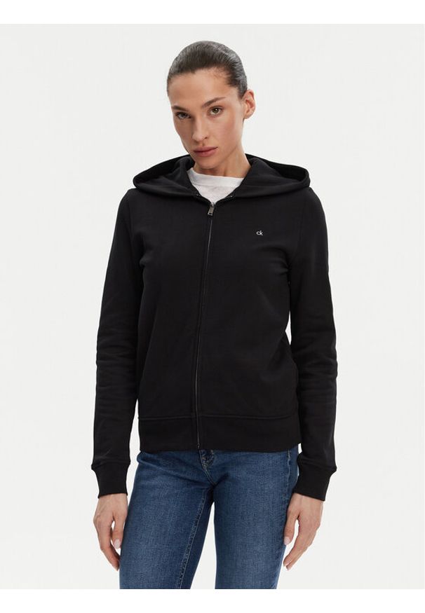 Calvin Klein Bluza K20K208426 Czarny Regular Fit. Kolor: czarny. Materiał: bawełna