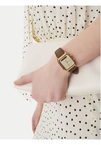 Casio Zegarek AQ-230EGL-9AEF Brązowy. Kolor: brązowy. Materiał: skóra #4