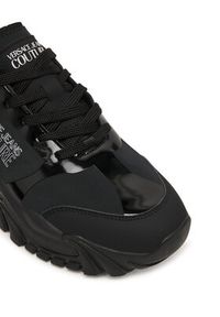 Versace Jeans Couture Sneakersy 79YA3SIB ZSC91 Czarny. Kolor: czarny. Materiał: materiał #3
