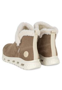 Rieker Botki M6050-64 Beżowy. Kolor: beżowy. Materiał: skóra, zamsz #4