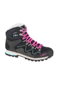 Buty turystyczne damskie CMP Athunis Mid WP. Kolor: czarny, szary, wielokolorowy. Styl: sportowy