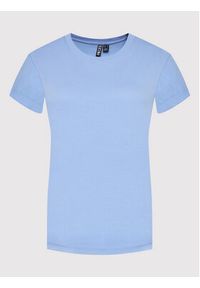 Pieces T-Shirt Ria 17086970 Niebieski Regular Fit. Kolor: niebieski. Materiał: bawełna #5