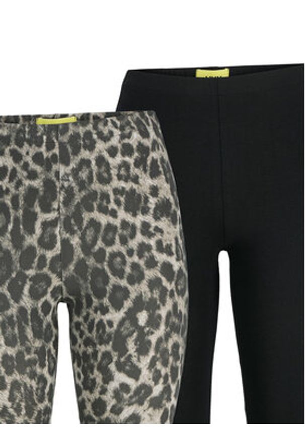 JJXX Komplet legginsów Gigi 12284226 Czarny Slim Fit. Kolor: czarny. Materiał: bawełna