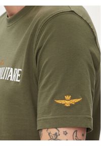 Aeronautica Militare T-Shirt 241TS2218J641 Khaki Regular Fit. Kolor: brązowy. Materiał: bawełna #3