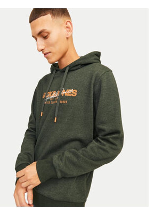 Jack & Jones Bluza Alvis 12256848 Zielony Standard Fit. Kolor: zielony. Materiał: syntetyk
