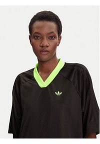 Adidas - adidas Sukienka codzienna adicolor Football Jacquard KB8152 Czarny Oversize. Okazja: na co dzień. Kolor: czarny. Materiał: syntetyk. Typ sukienki: proste, oversize. Styl: casual #2