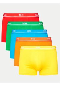 BOSS - Boss Komplet 5 par bokserek Essentials 50496799 Kolorowy. Materiał: bawełna. Wzór: kolorowy #1