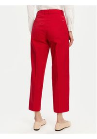 TOMMY HILFIGER - Tommy Hilfiger Chinosy WW0WW40504 Czerwony Straight Fit. Kolor: czerwony. Materiał: bawełna