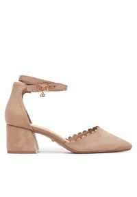 DeeZee Czółenka DF-82574-4 Czarny. Kolor: czarny. Materiał: materiał