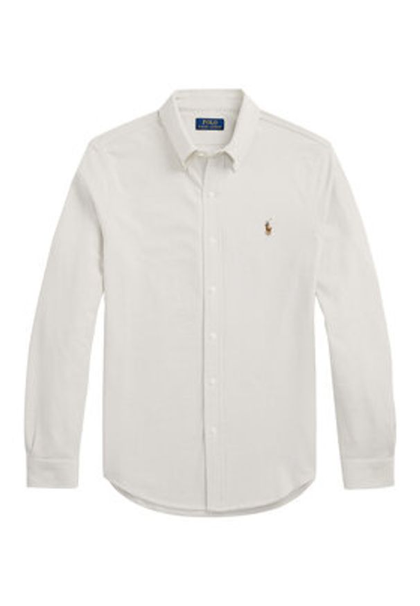 Polo Ralph Lauren Koszula 710979488003 Biały Regular Fit. Typ kołnierza: polo. Kolor: biały. Materiał: bawełna