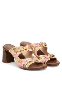 Hispanitas Klapki HV264803 C004 Kolorowy. Materiał: materiał. Wzór: kolorowy #6