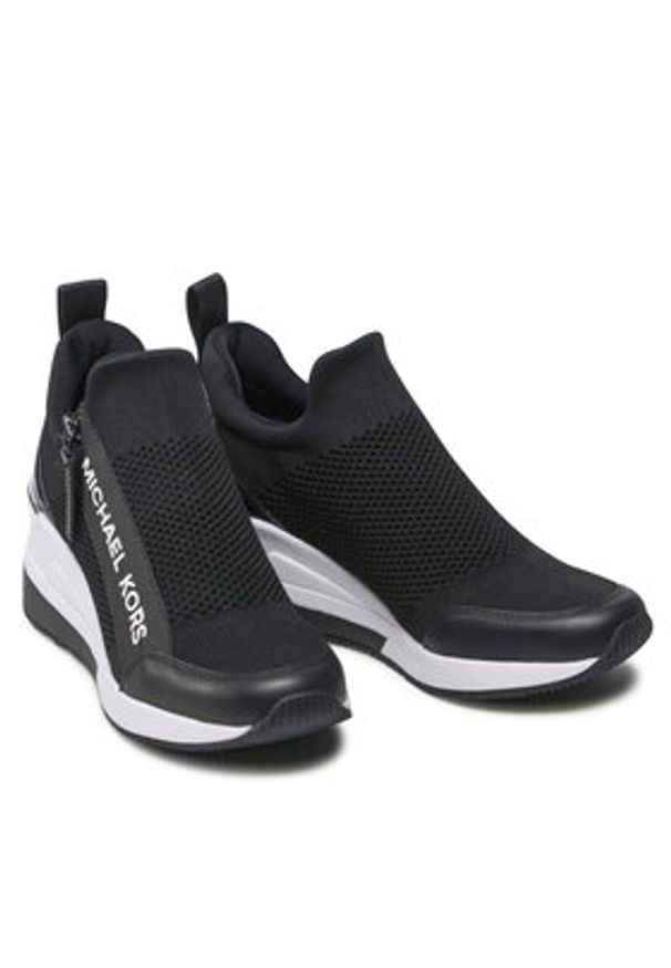 MICHAEL Michael Kors Sneakersy Willis Wedge Trainer 43S2WIFS1D Czarny. Kolor: czarny. Materiał: materiał