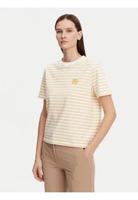 Marc O'Polo Denim T-Shirt 500 0005 953 Pomarańczowy Relaxed Fit. Typ kołnierza: polo. Kolor: pomarańczowy. Materiał: bawełna #1