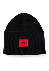 Hugo - Czapka HUGO. Kolor: czarny