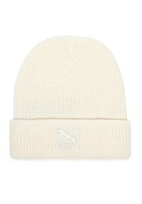 Puma Czapka Classics Mid Fit Beanie 025677 02 Écru. Kolor: kremowy. Materiał: akryl #1
