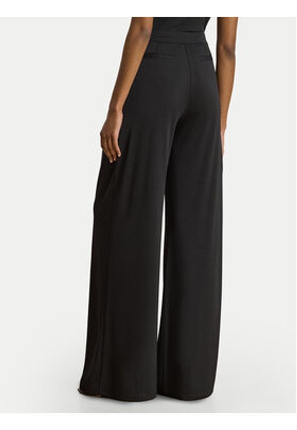 Lauren Ralph Lauren - LAUREN RALPH LAUREN Spodnie materiałowe Chabrell 200980217001 Czarny Wide Leg. Kolor: czarny. Materiał: syntetyk